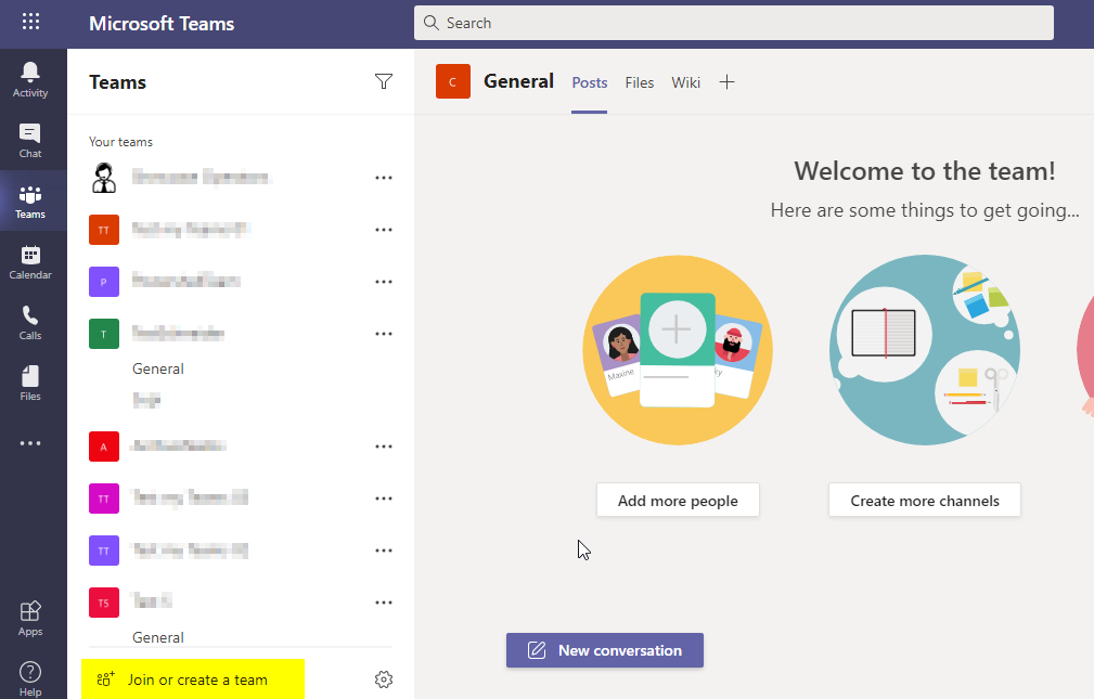 Microsoft Teams Creation